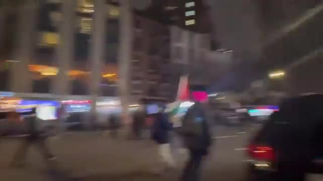 New York'ta "Soykırımı durdurun" protestosu: Filistin'e destek