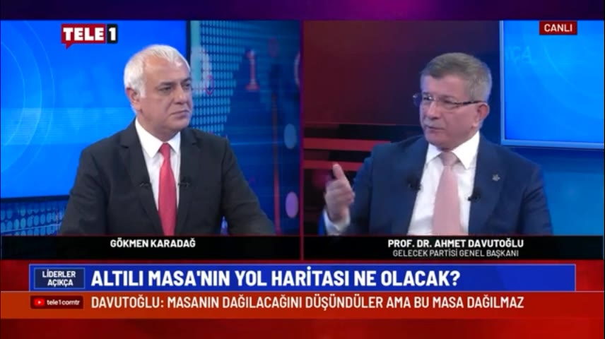 Ahmet Davutoğlu: Siyasi hesaplara bırakın, masadan kalkalım!