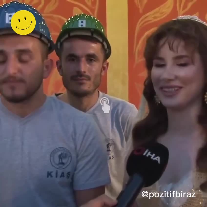 Düğününde madencilerden sürpriz: Gizem Nur'un mucizesi