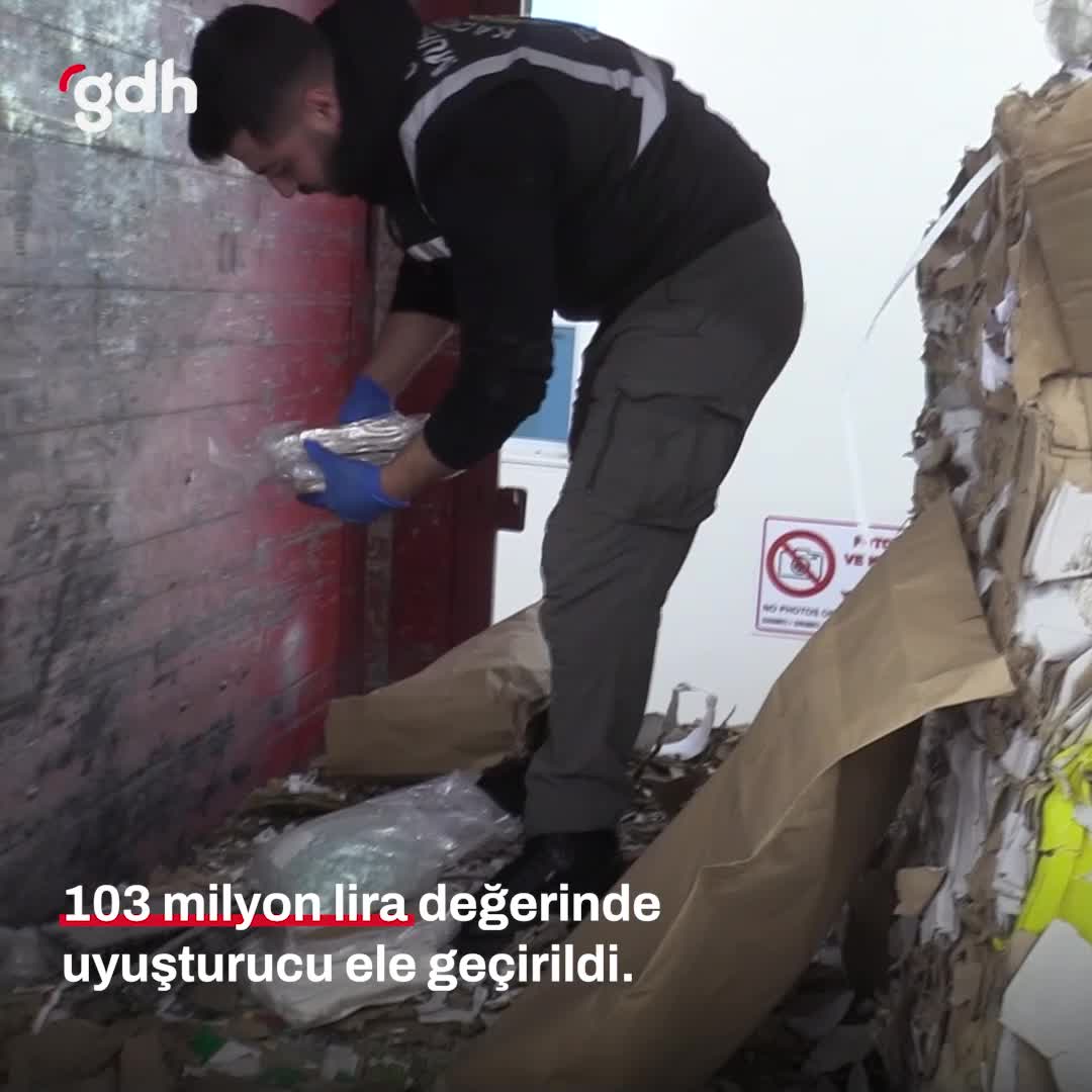 Hamzabeyli Gümrük Kapısı'nda 103 milyon TL'lik uyuşturucu yakalandı