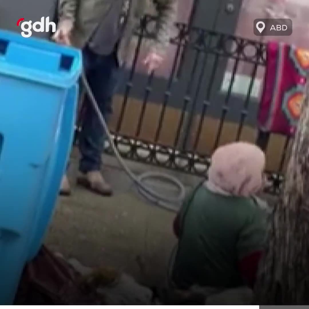 California'da dükkan sahibi, evsiz kadına hortumla işkence etti