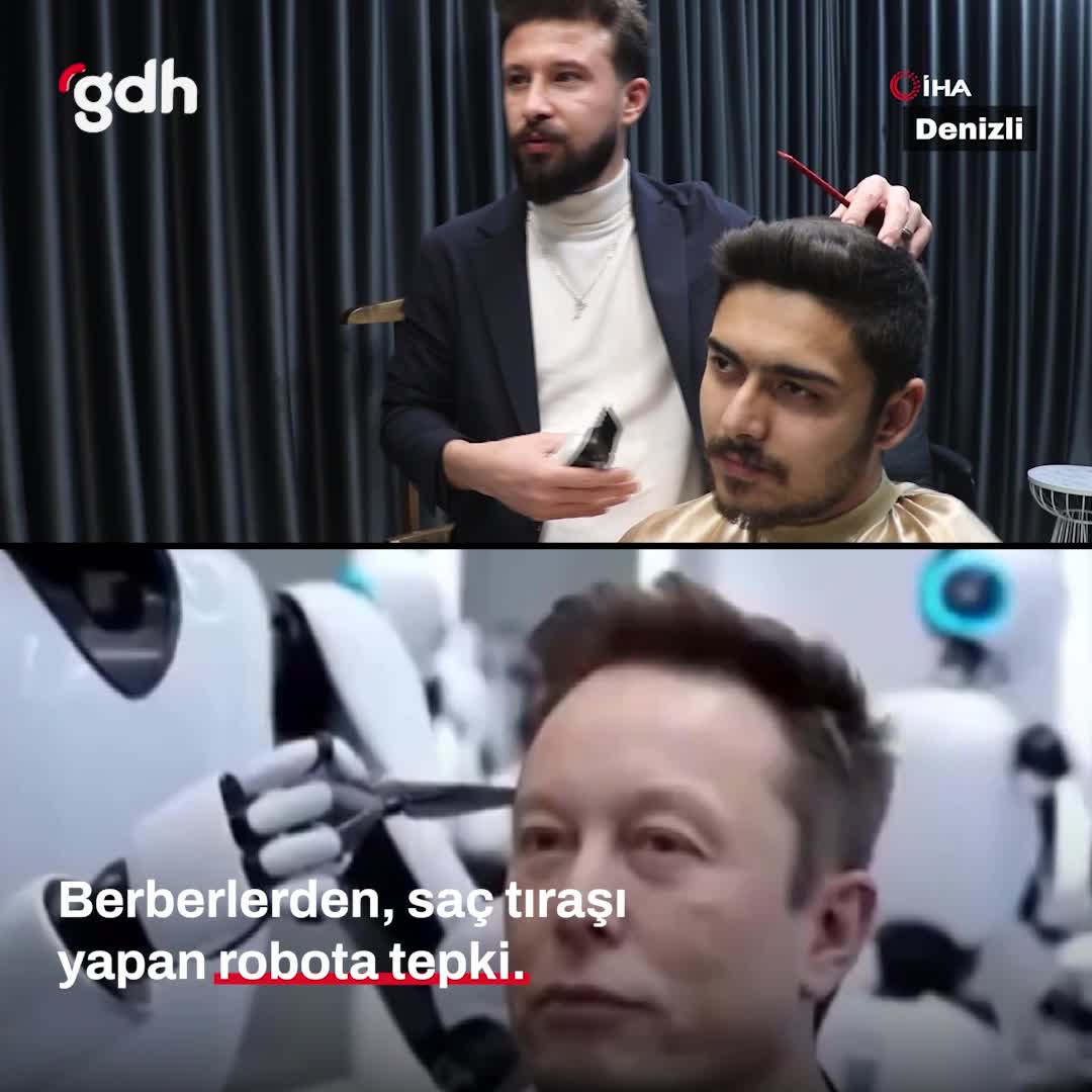 Berberlerden AI robot tıraşına tepki: "Biz ruhuna dokunuyoruz."