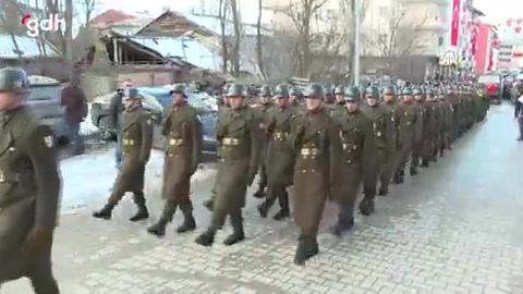 Terör saldırısında şehit olan İsmail Yazıcı için cenaze töreni