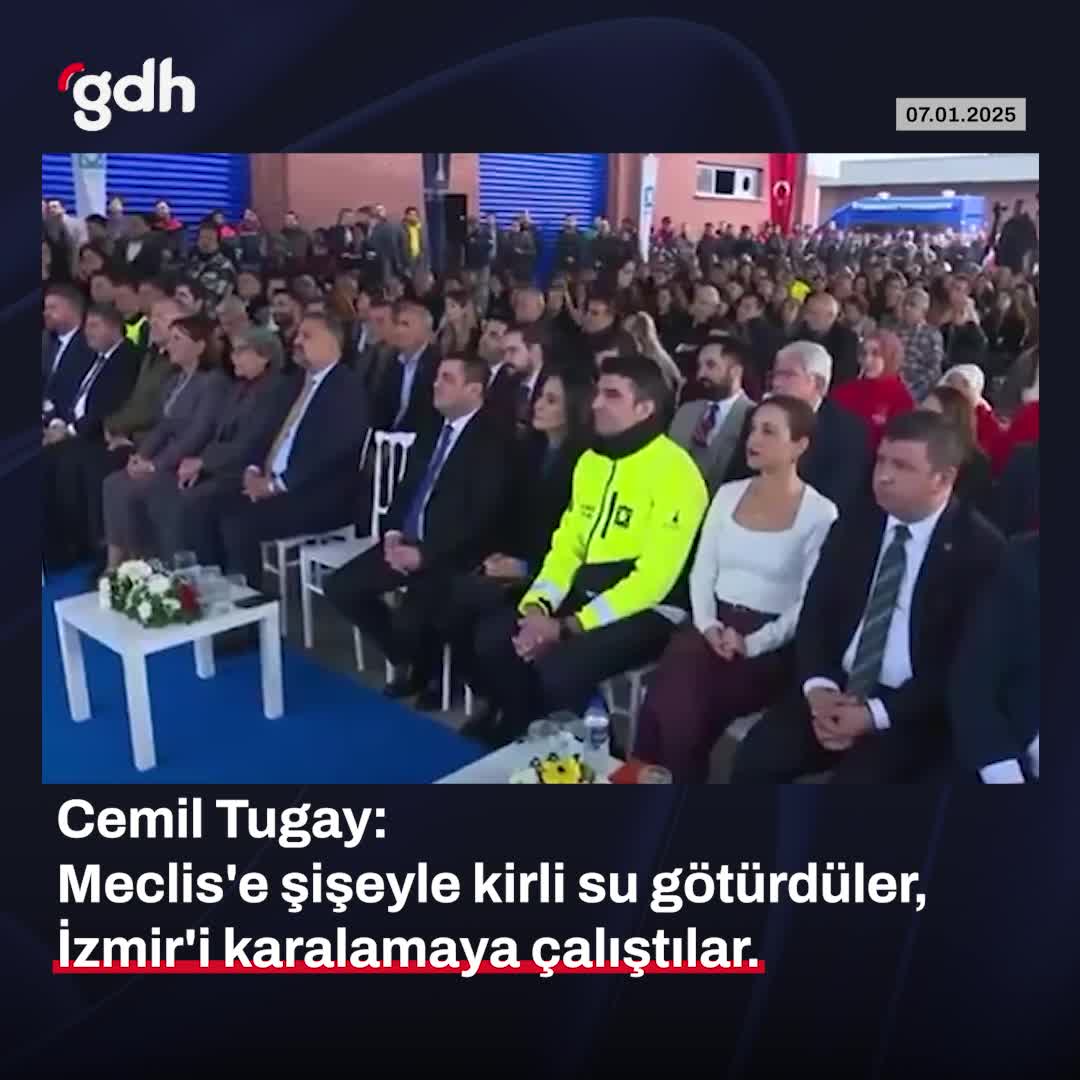 Cemil Tugay: İzmir'i karalamaya çalıştılar, diz çökmedik!