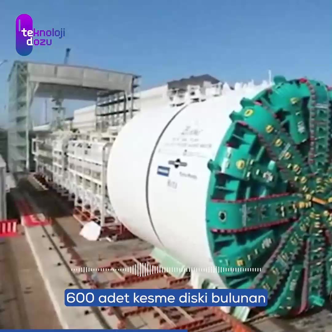 Dünyanın en büyük tünel açma makinesi: Bertha!
