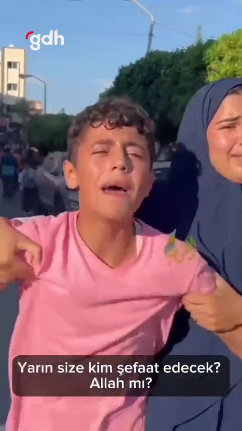 Gazze'deki çocuk: Araplar ve Müslümanlar nerede? Neredesiniz?!