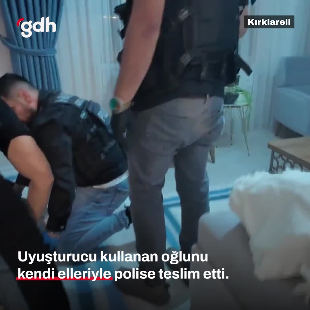Kırklareli'nde anne, uyuşturucu kullanan oğlunu polise teslim etti