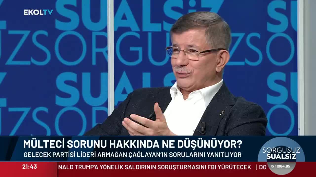 Davutoğlu: Mülteci sorununu bana yüklemeye çalışıyorlar