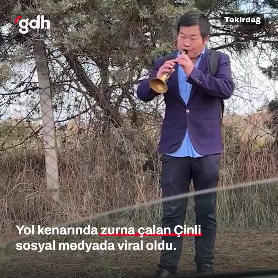 Tekirdağ'da sürücü, yol kenarındaki Çinli turistle karşılaştı