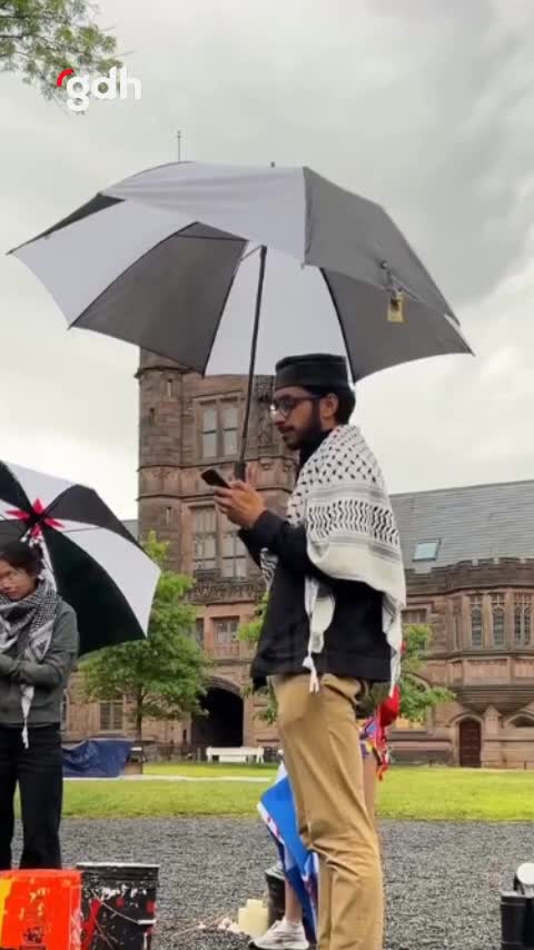Princeton'da öğrenciler ve öğretim üyeleri açlık grevi yapıyor