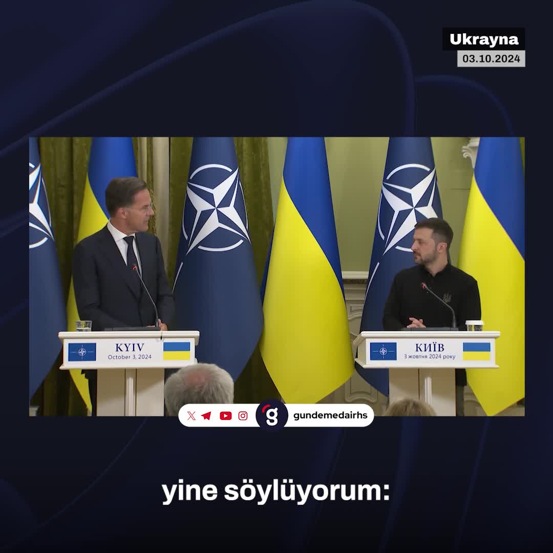 NATO Genel Sekreteri Rutte: Ukrayna'yı desteklemeye kararlıyız