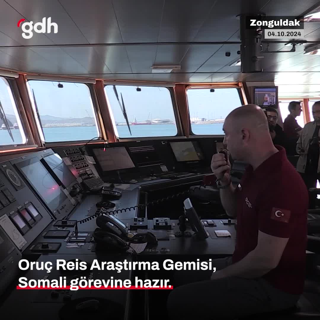 Oruç Reis Gemisi, Somali'de 19 günlük görev için yola çıkıyor