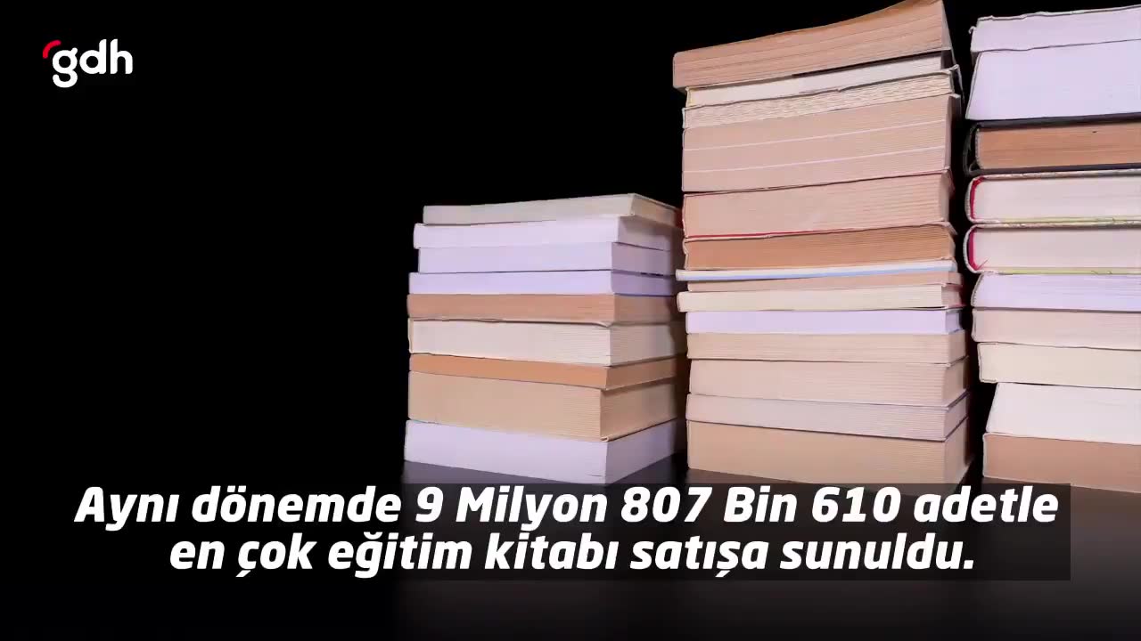 2022 Ekim'de kitap üretimi %22 düştü, en düşük seviye!