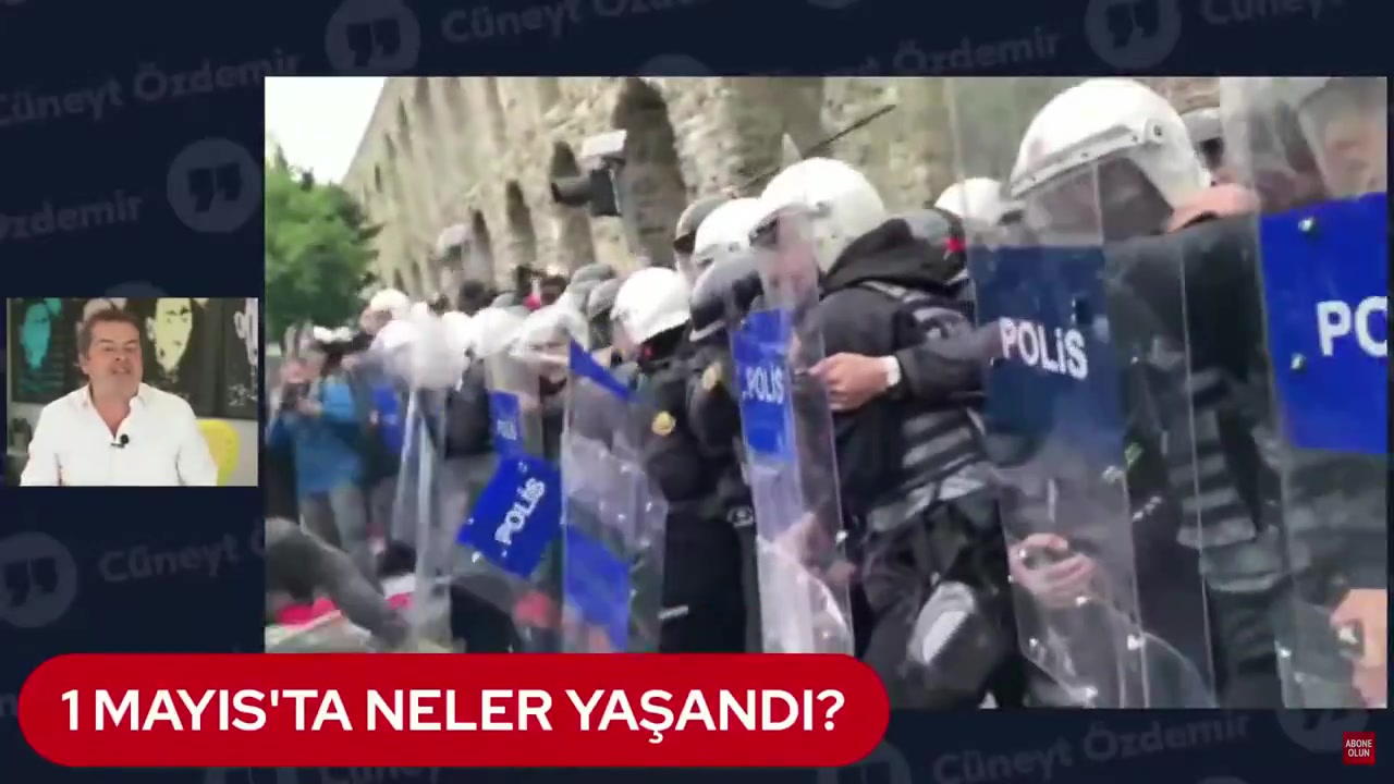 Cüneyt Özdemir: 1 Mayıs’ta polis müdahalesinin yokluğu eleştirisi