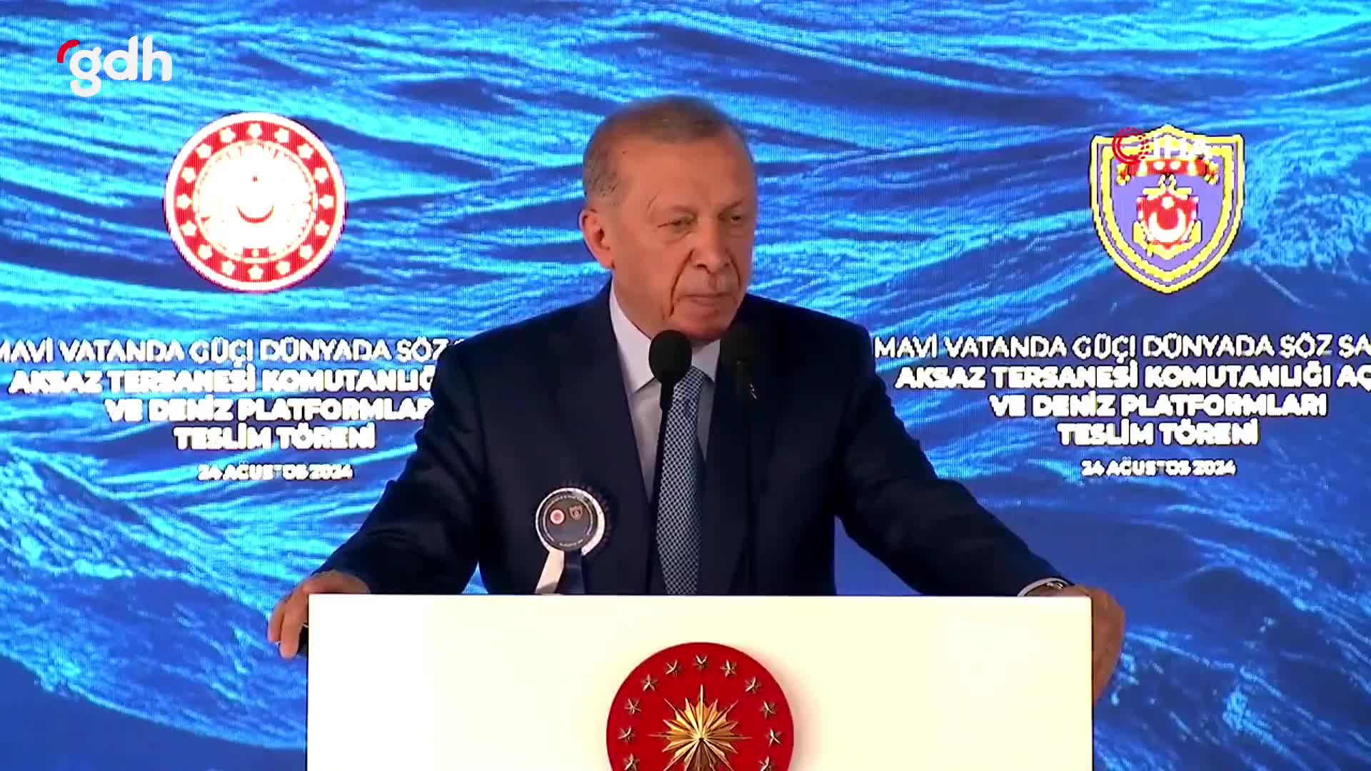Erdoğan: Mavi Vatan'a 'masal' diyenlere aldırmadan ilerleyeceğiz