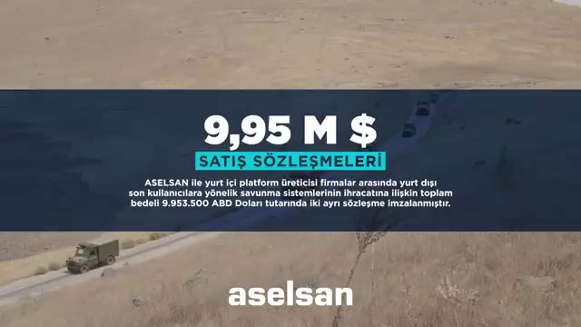 ASELSAN'dan yurtdışı savunma ihracatında yeni başarı