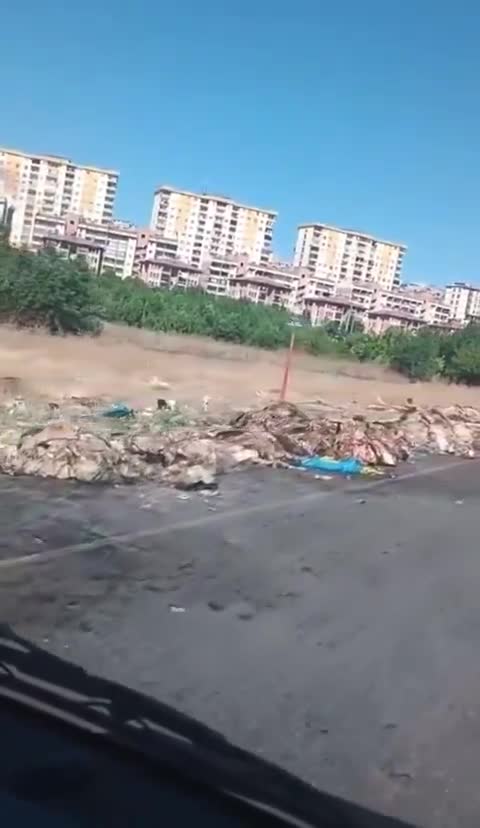 Gaziantep’te yol kenarlarında kurban derisi yığınları oluştu