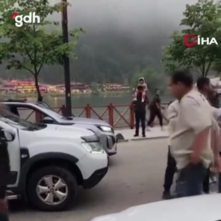 Arap turistler Uzungöl'de Bayram'da yumruklaştı