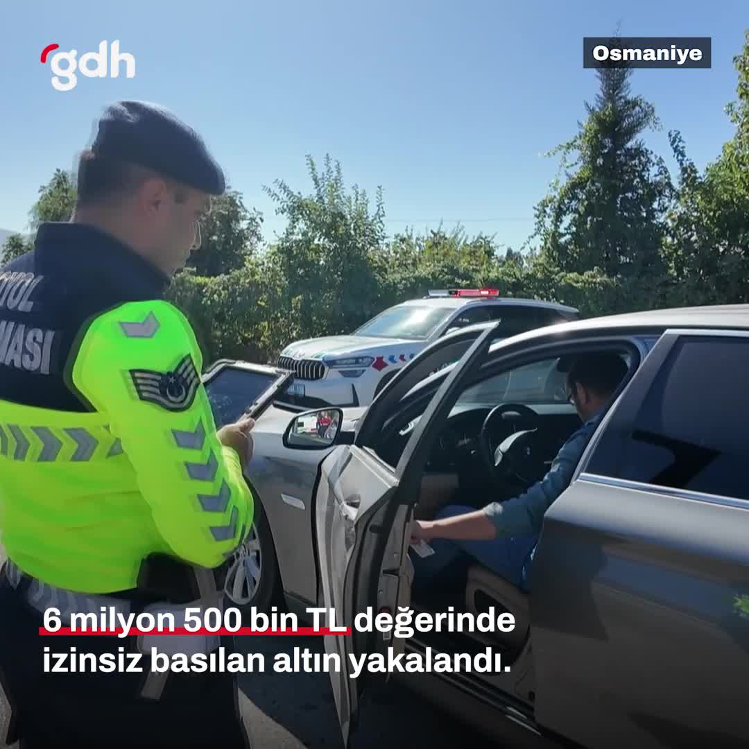 Osmaniye'de 6.5 milyon lira değerinde izinsiz 513 altın ele geçirildi