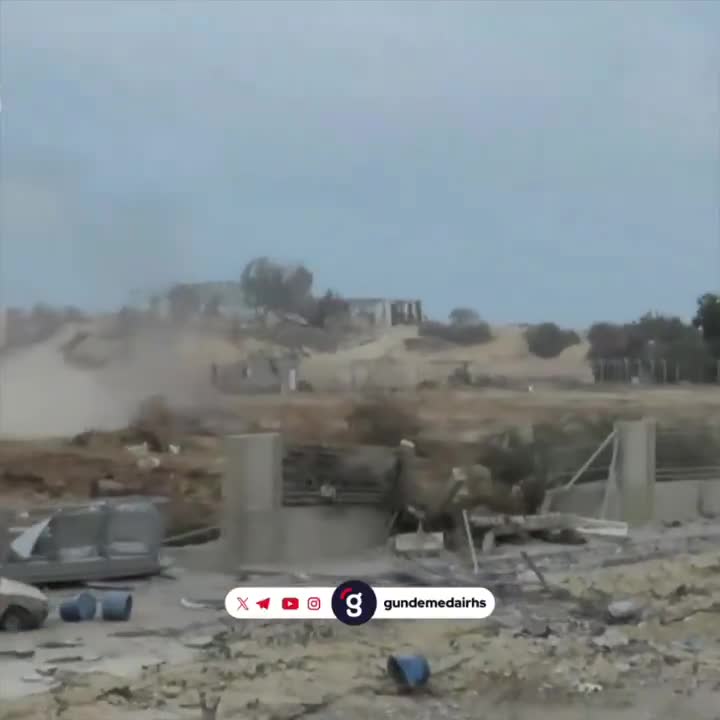 Kassam Tugayları'nın Gazze'de İsrail tankını imha anları gündem oldu