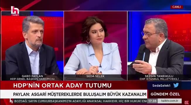 HDP ve CHP vekilleri Halk TV'de ittifak sinyali verdi