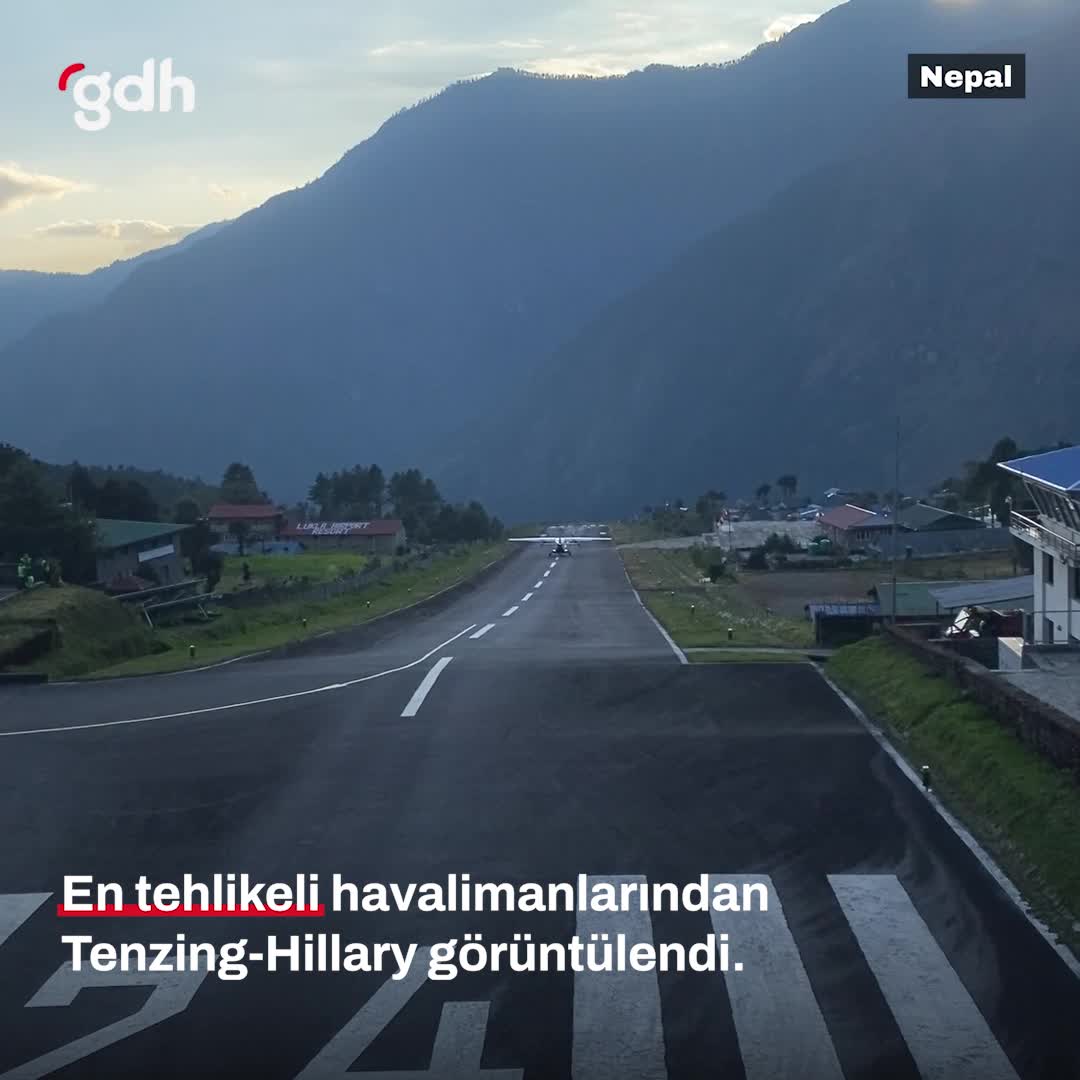 Dünyanın en tehlikeli havalimanı: Tenzing-Hillary, Nepal