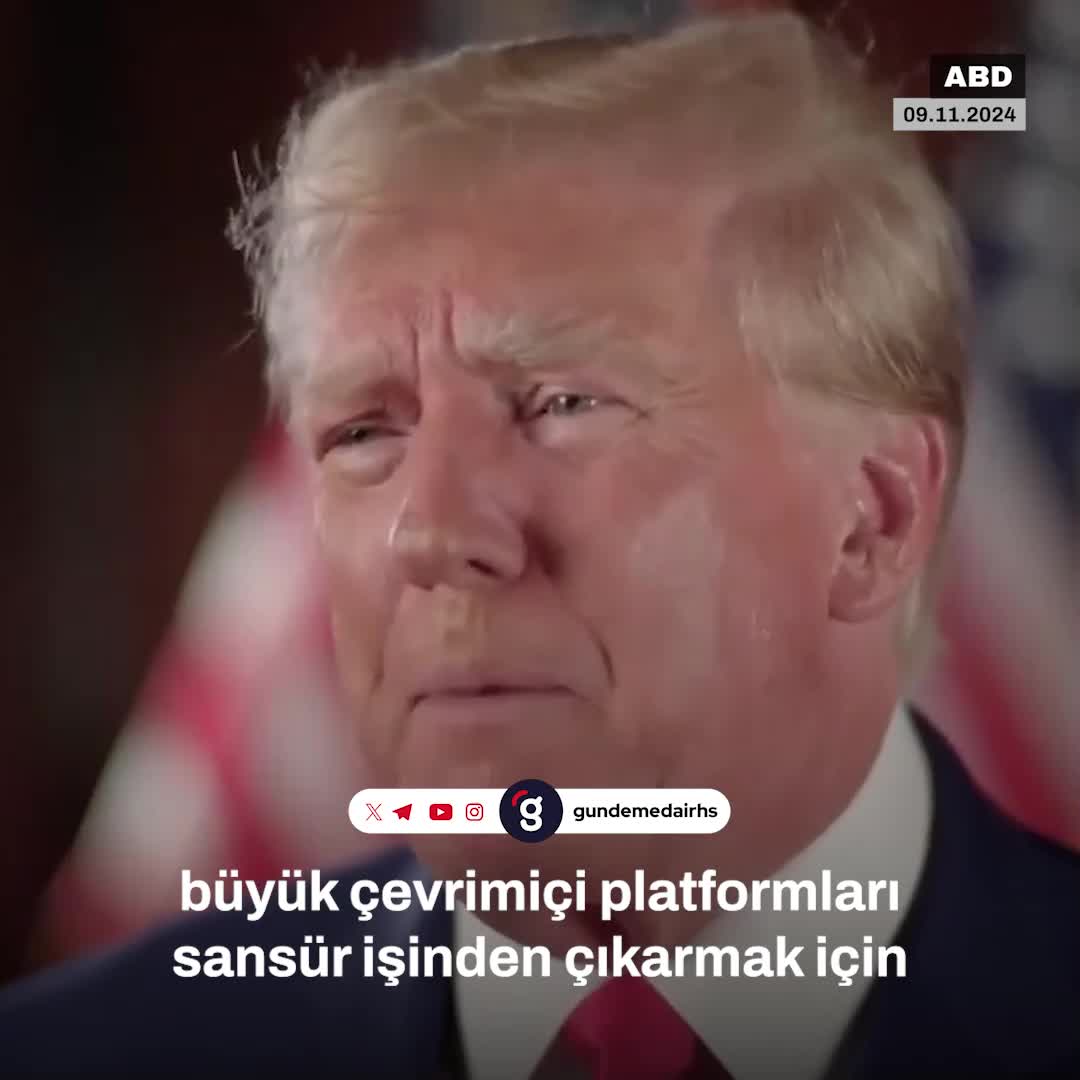 Trump: İfade özgürlüğü planı ile sansür rejimine meydan okudu!