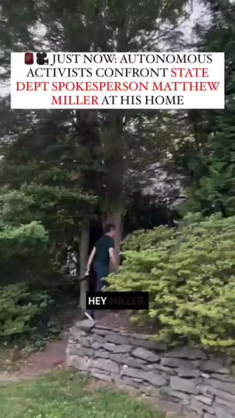Protestocular, Miller’a "Bugün kaç çocuk öldürdün?" diye sordu