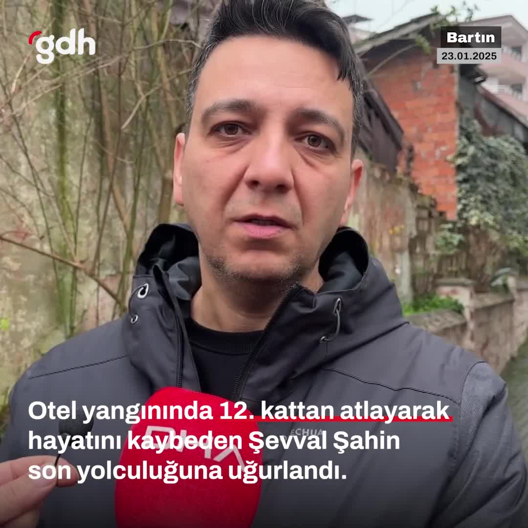Bolu'daki yangında hayatını kaybeden Şevval Şahin uğurlandı