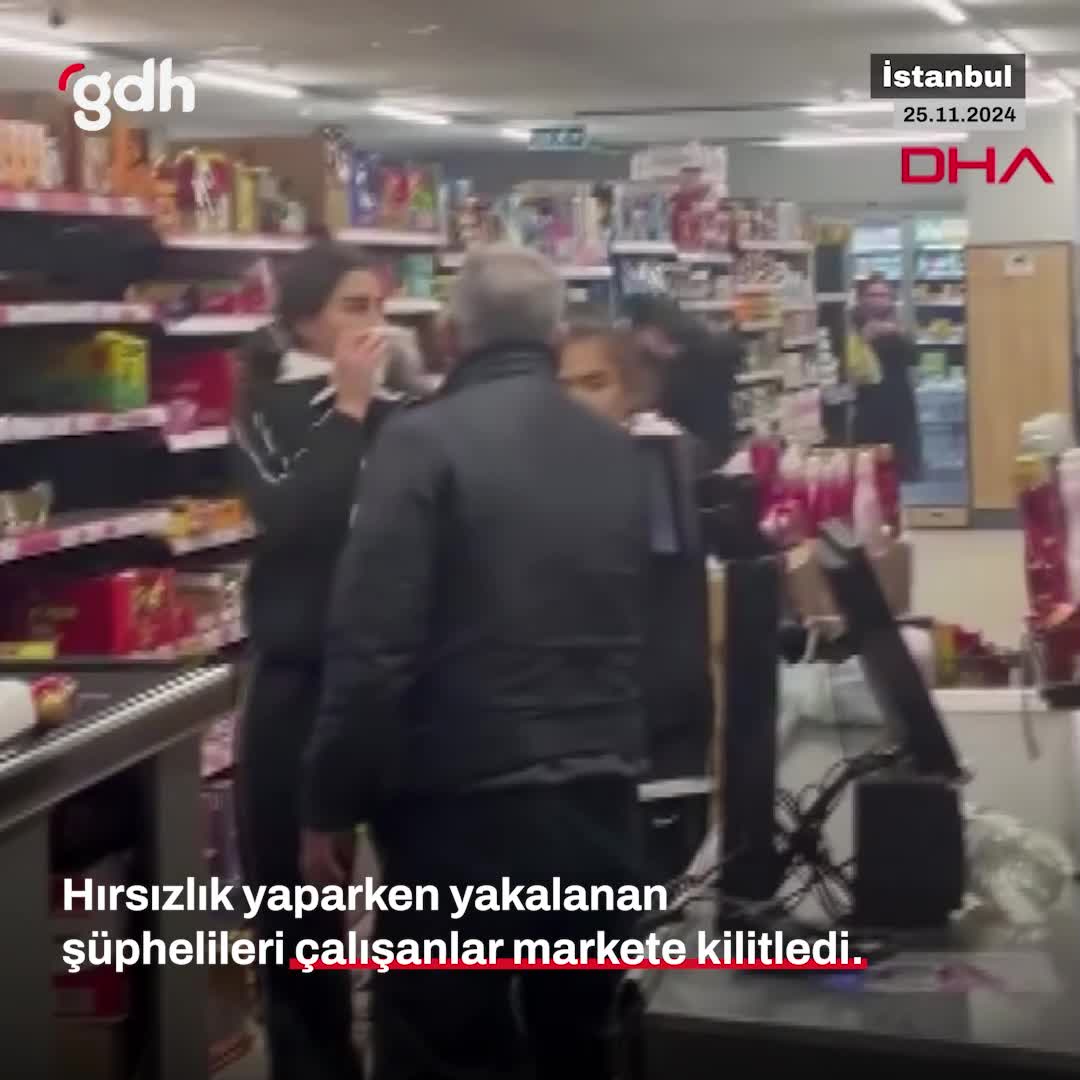 Gaziosmanpaşa'da hırsızlar kaçarken yangın tüpüyle cam kırdı