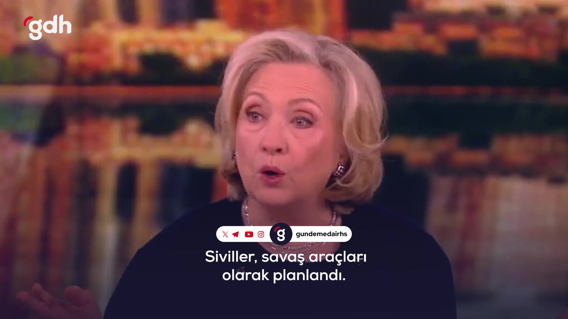 Hillary Clinton, 11 bin sivilin öldüğü Gazze'de ateşkese karşı