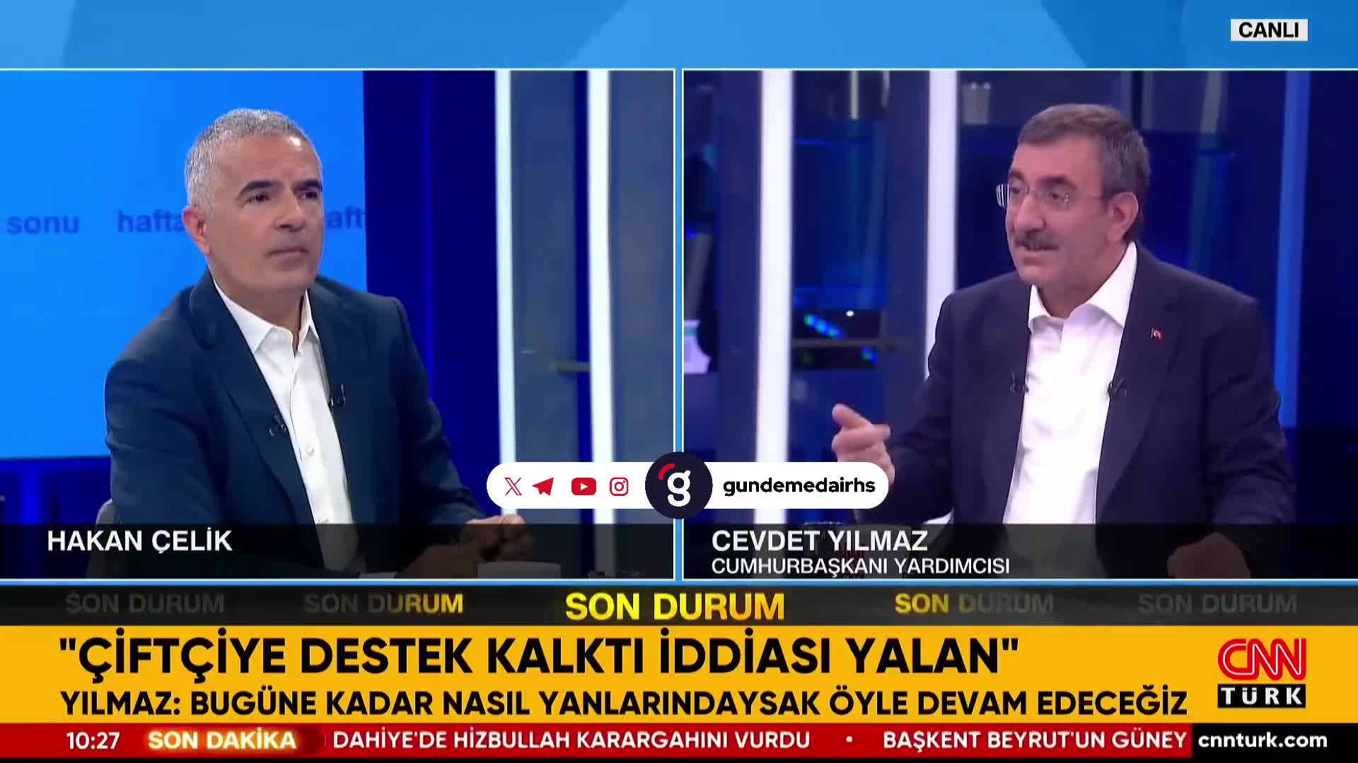 Cevdet Yılmaz: Kadın ve genç çiftçilere pozitif ayrımcılık yapıyoruz