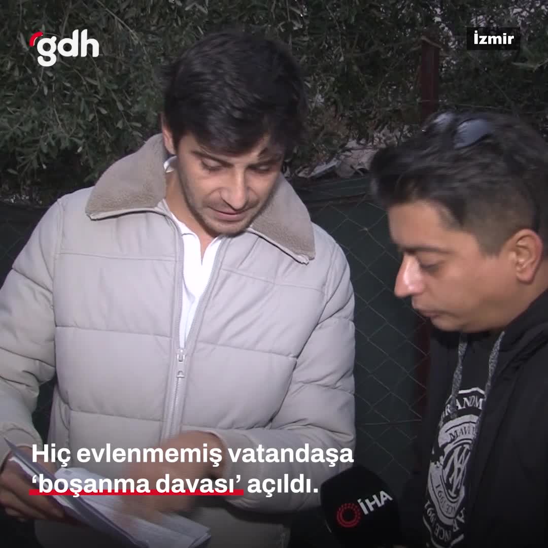İzmir'de hiç evlenmeyen birine boşanma davası açıldı