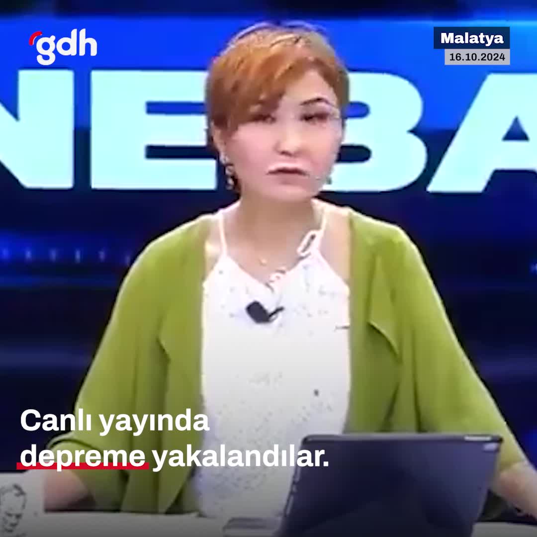 Malatya 5.9'luk deprem ERTV'de canlı yayında!
