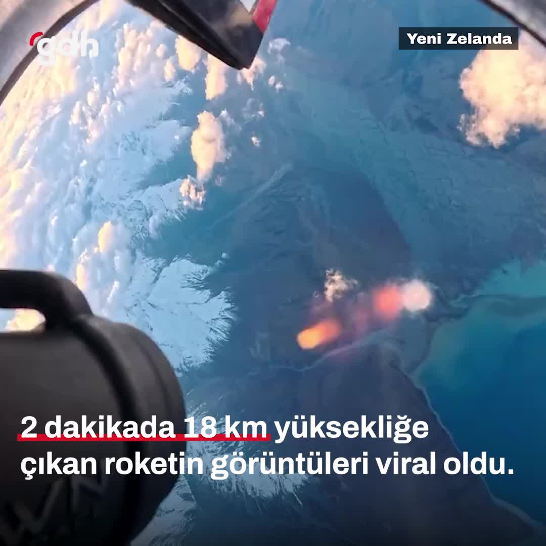 Yeni Zelanda’nın roket görüntüleri sosyal medyada viral oldu!