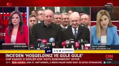 İnce-Kılıçdaroğlu görüşmesi için saat 17.00'de gelişme bekleniyor
