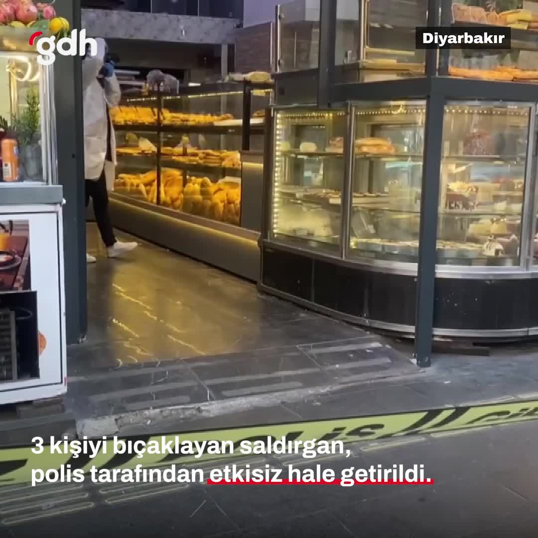 Diyarbakır’da 3 kişiyi bıçaklayan saldırgan vuruldu