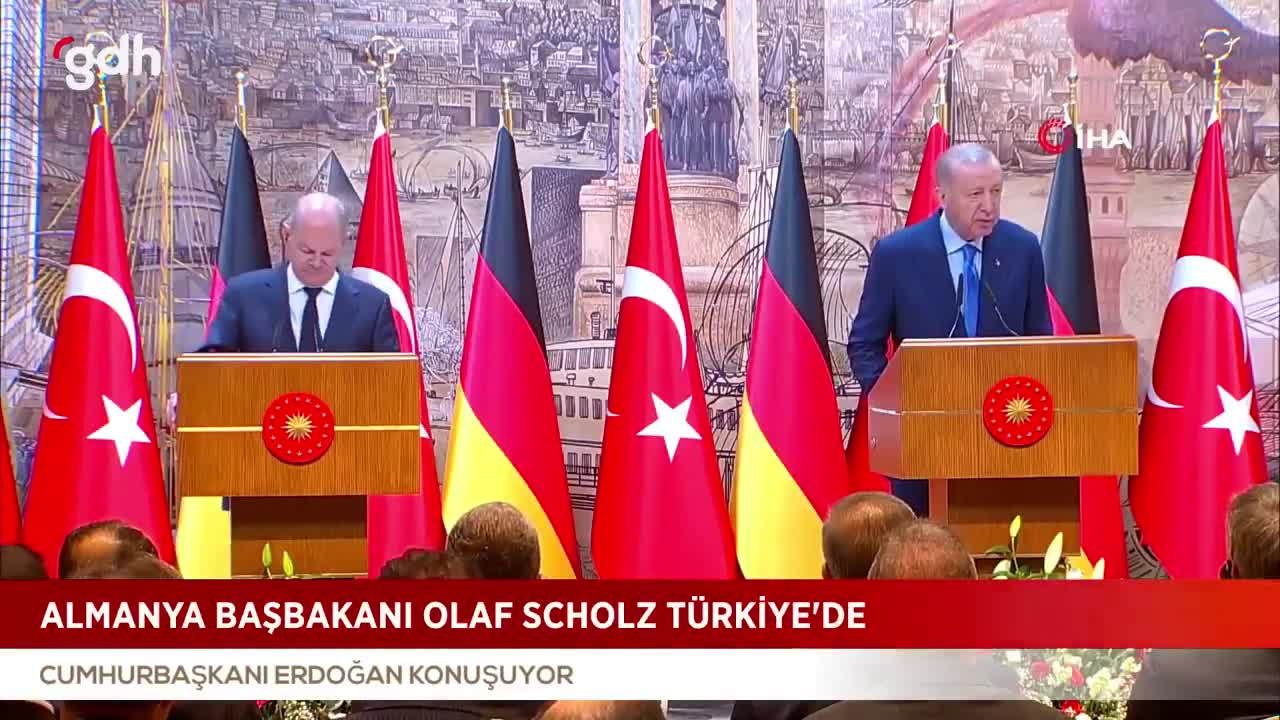 Erdoğan: Almanya ile savunma sanayi iş birliğini geliştiriyoruz
