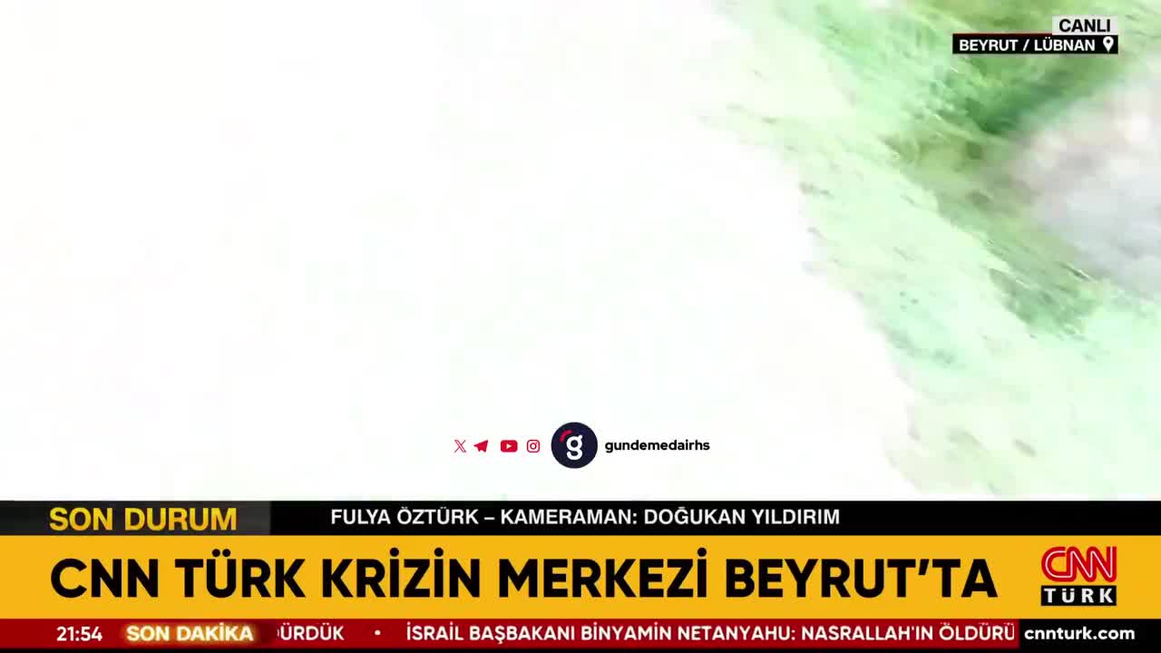 Fulya Öztürk, Beyrut'ta canlı yayında saldırıya uğradı