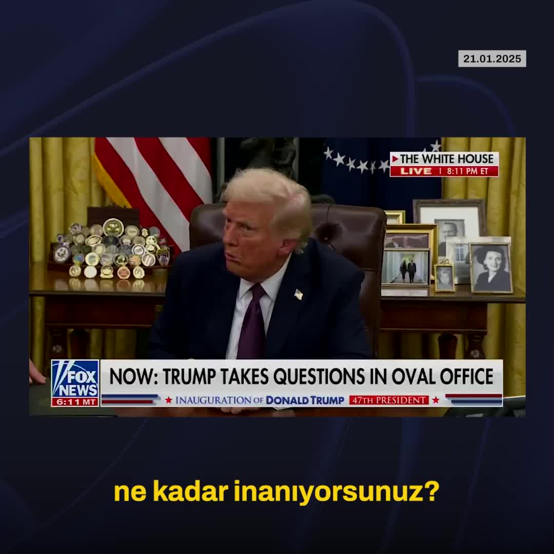 Trump'ın Gazze Üzerine Muhabirle Diyaloğu Gündem Oldu