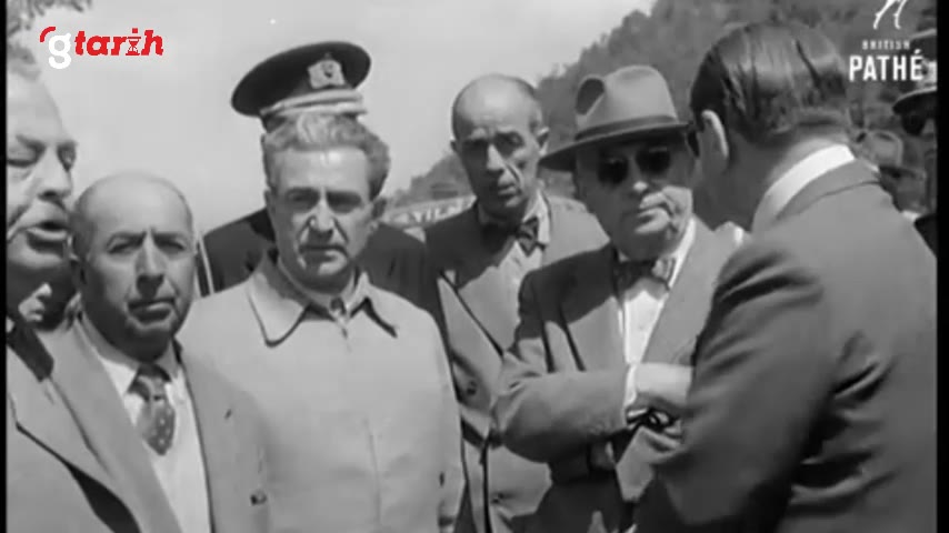 1957 Fethiye depremleri sonrası Bayar ve Menderes'in ziyareti