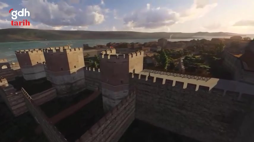 İstanbul'un 1204'deki güzelliklerini gösteren animasyon