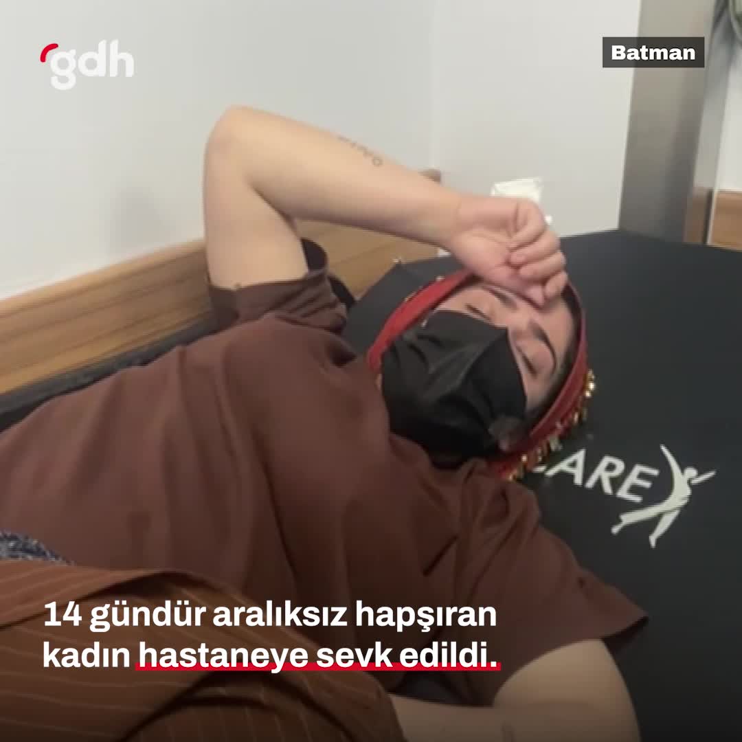 Batman'da 14 gündür hapşıran kadın, hastaneye sevk edildi