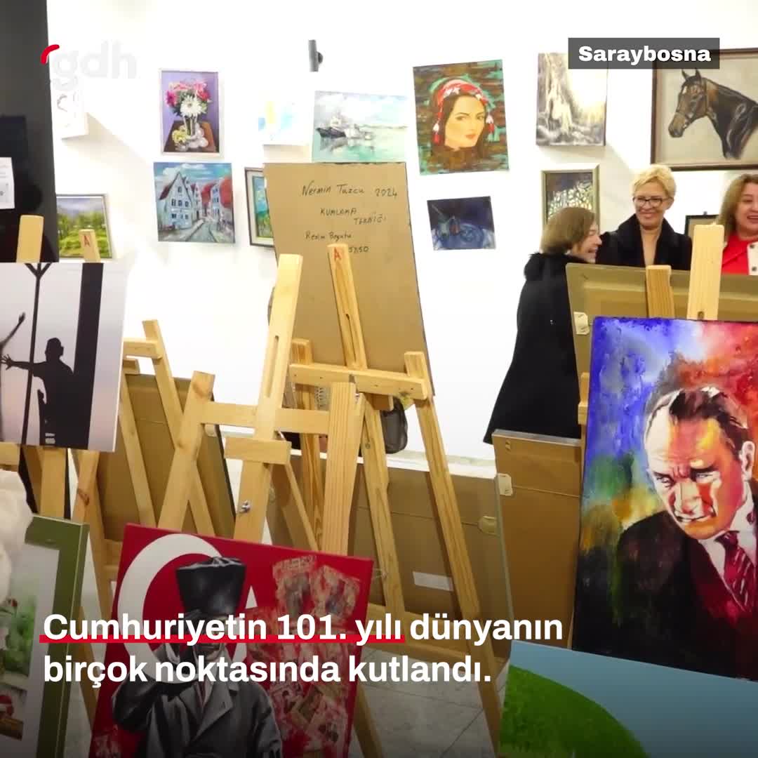 Türkiye Cumhuriyeti'nin 101. yılı dünya genelinde kutlandı