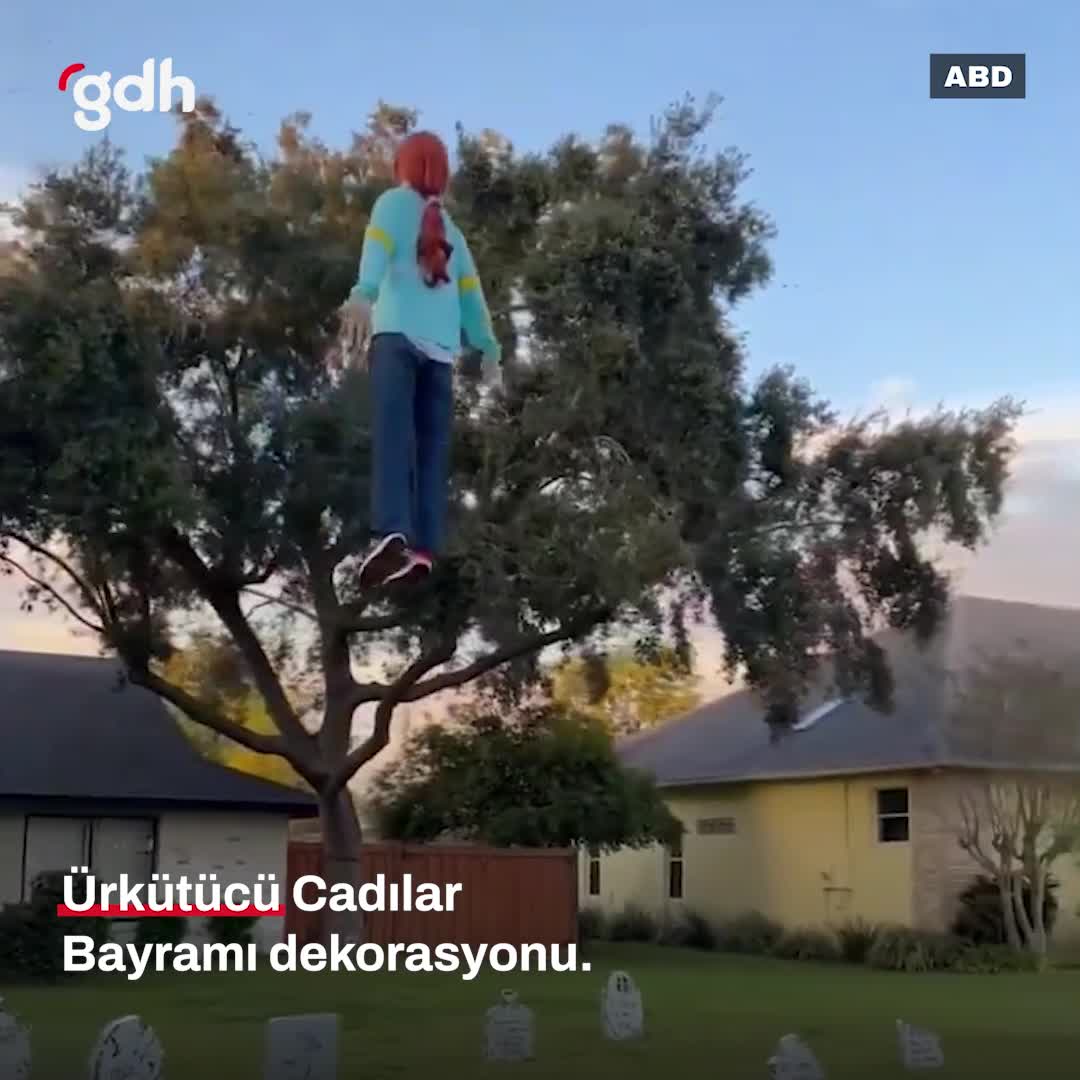 ABD'de Cadılar Bayramı dekorasyonu sosyal medyada viral oldu