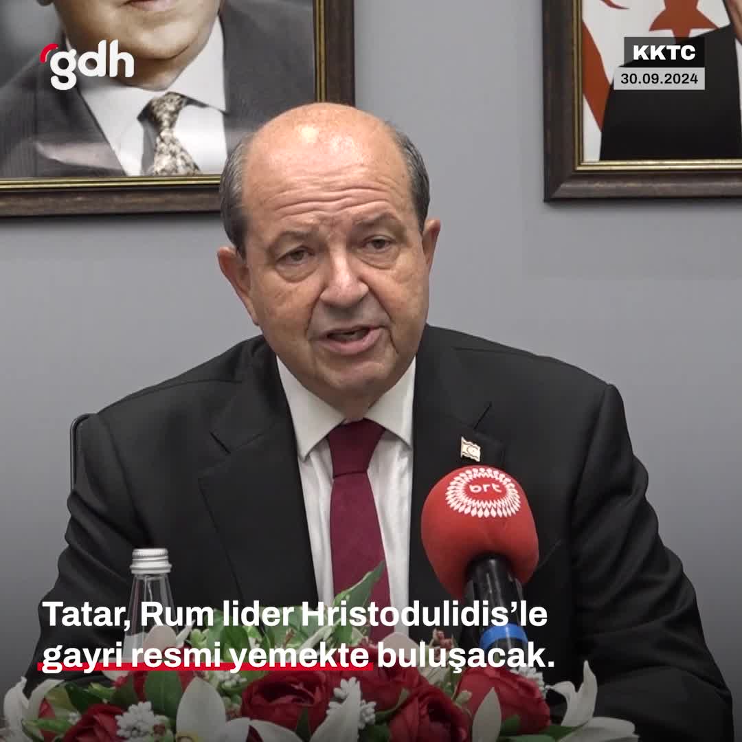 Ersin Tatar: Guterres’in Rum liderle yemeğine olumlu yanıt verdim