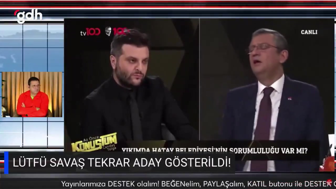 Fatih Portakal, CHP'nin Hatay adayı Lütfü Savaş'a tepki gösterdi