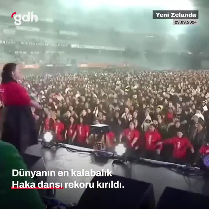 Dünyanın en kalabalık Haka dansı rekoru kırıldı