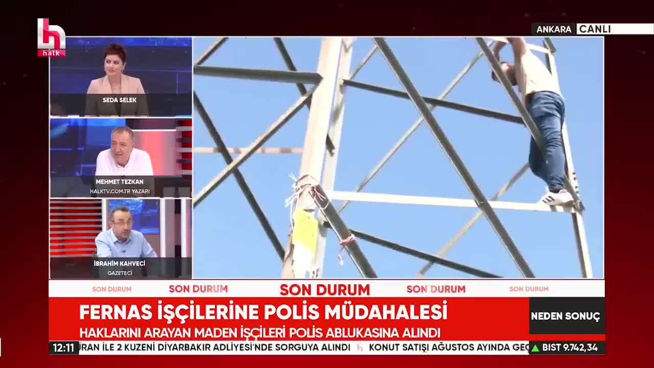 Halk TV'de sunucu toplantıyı bilerek boşa çıkardı!