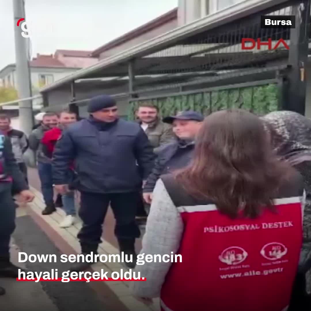 Down sendromlu Mevlüt İslam'ın askerlik hayali gerçek oldu